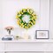 20-Inch Silk Tulip Wreath for Front Door – Artificial Spring & Summer Floral Wreath with Greenery for Window, Wall, Wedding, Valentine’s Day & All-Season Home Décor